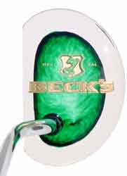 Unique golf gifts, our glass golf putters are collectible golf clubs that make great corporate golf gifts